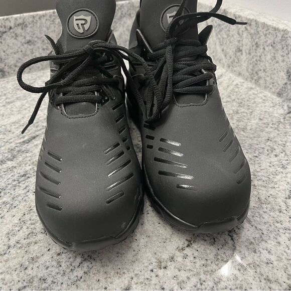 NWOB Larnmern Steel Toe Men's AirWalk Ares Size 9 Slip Resistant Black - Picture 3 of 7